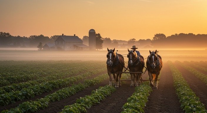 Amish Communities Stay Self-Sufficient