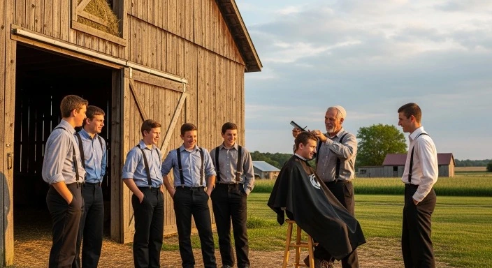 Amish haircut